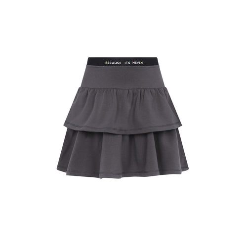 Heven Because It's Heven Tiered Skirt - Grey (H83)
