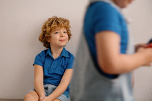 Load image into Gallery viewer, Heven Boys Short Sleeve Polo - Blue (H67)