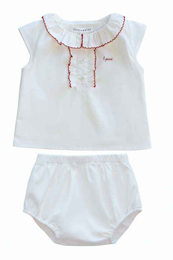 Little Parni Pico Toddler Set (K645) - White