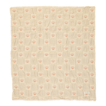 Load image into Gallery viewer, Bebe Organic Shell Blanket - Pink