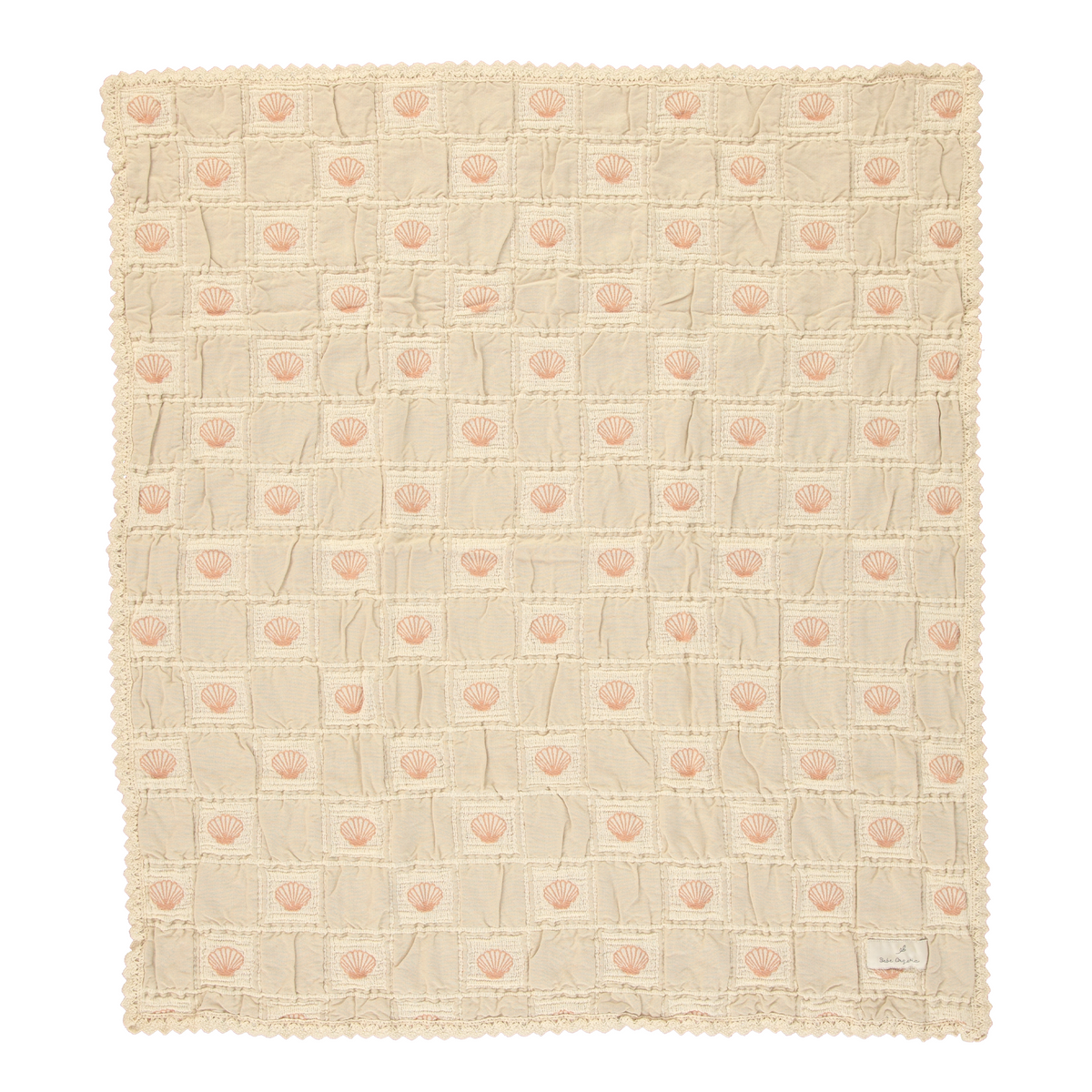 Bebe Organic Shell Blanket - Pink – Moonlight