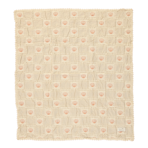 Bebe Organic Shell Blanket - Pink