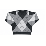Little Parni Boys Argyle Sweater (K678) - Grey