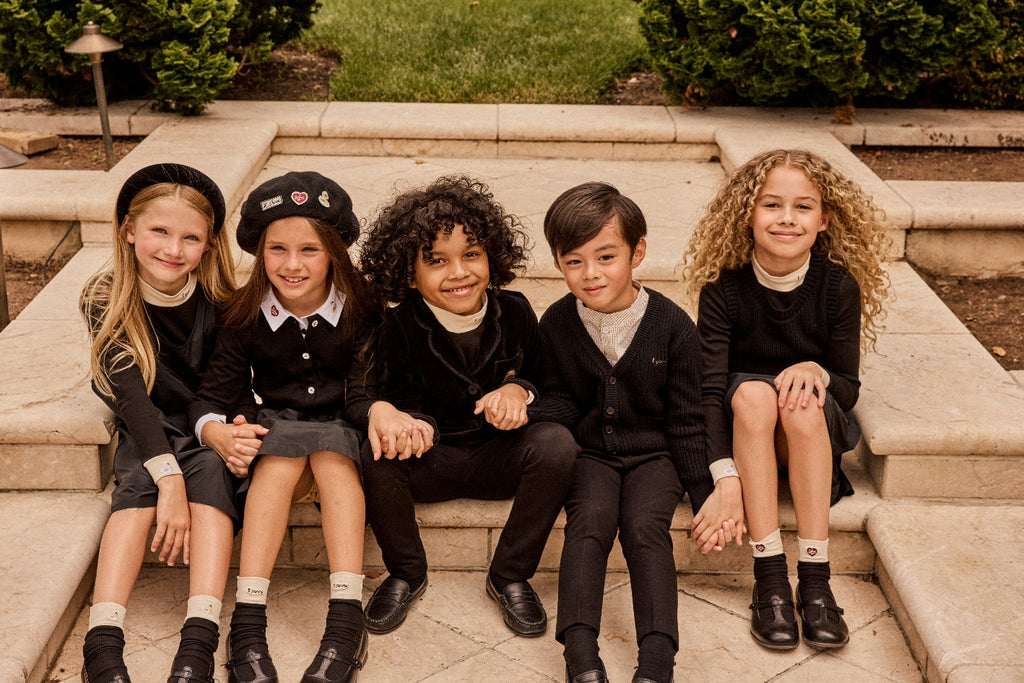 Little Parni Boys Patch Cardigan (K562) - Black