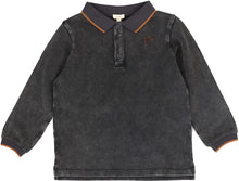 Load image into Gallery viewer, Lil Legs Stitch Studio Polo - Off Black