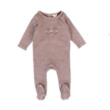 Load image into Gallery viewer, Lil Legs Stitch Studio Girls Footie - Misty Lilac