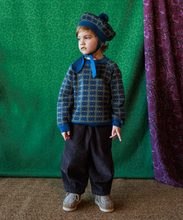 Load image into Gallery viewer, Mabli Brae Wool Knit Pullover - Deep Sea