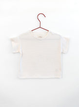 Load image into Gallery viewer, Please Mom Pink Stripe T-shirt (Short Sleeve)