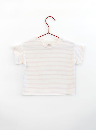 Please Mom Pink Stripe T-shirt (Short Sleeve)
