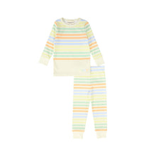 Load image into Gallery viewer, Limited Edition Multi Pastel Striped Pajamas - Sky