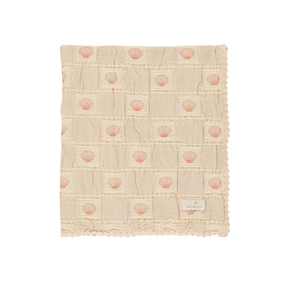 Bebe Organic Shell Blanket - Pink