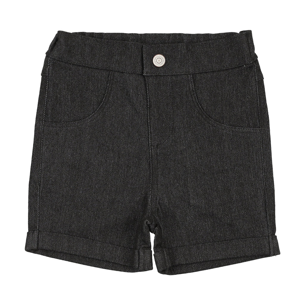 Lil Legs Weekday Shorts - Black Denim