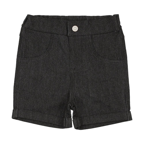 Lil Legs Weekday Shorts - Black Denim
