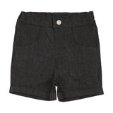 Lil Legs Weekday Shorts - Black Denim