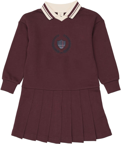 Lil Legs Fan Club Dress (NO WORDS) - Plum