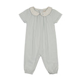 Lil Legs Sunny Blossoms Long Romper - Clear Blue