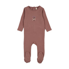 Load image into Gallery viewer, Lilette Bouquet Graphic Footie - Mauve