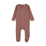 Lilette Bouquet Graphic Footie - Mauve