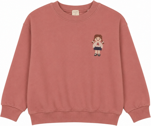 Lil Legs Doll Sweatshirt - Vintage Pink