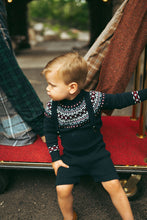 Load image into Gallery viewer, Sweet Threads Harbor Club Romper - Navy Blue