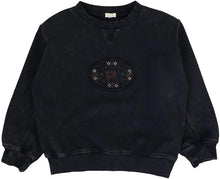 Load image into Gallery viewer, Lil Legs Stitch Studio Boys Sweatshirt - Off Black