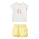 Oubon Friends T-shirt And Bloomer Set