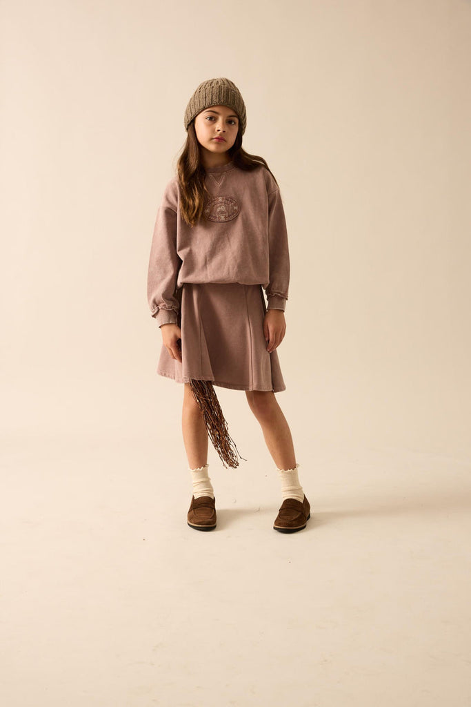 Lil Legs Stitch Studio Girls Sweatshirt - Misty Lilac