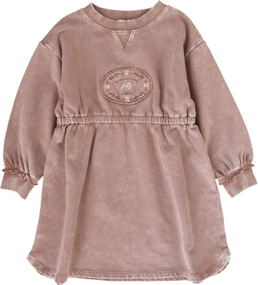 Lil Legs Stitch Studio Sweatshirt Dress - Misty Lilac