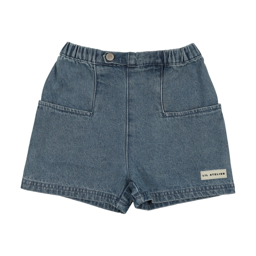 Lil Legs Denim City Shorts - Mid Blue Wash
