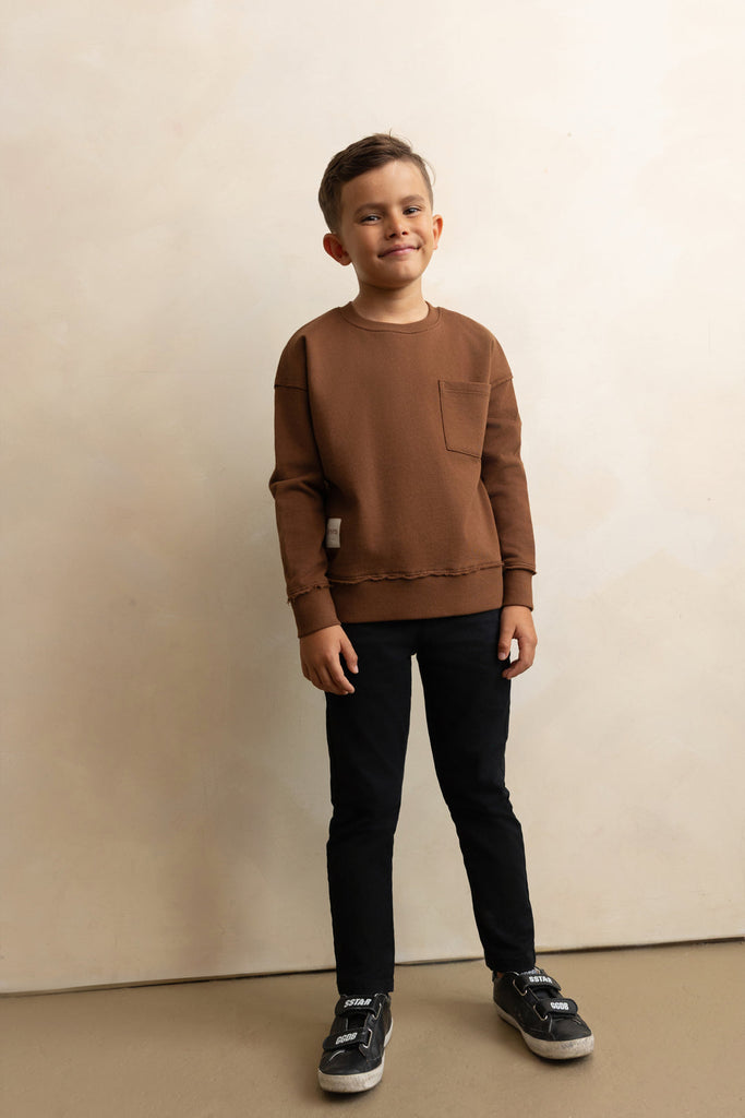 Heven Boys Sweatshirt H40 - Mocha