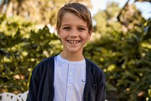 Load image into Gallery viewer, Little Parni Boys Striped Shirt (K651) - Navy Blue