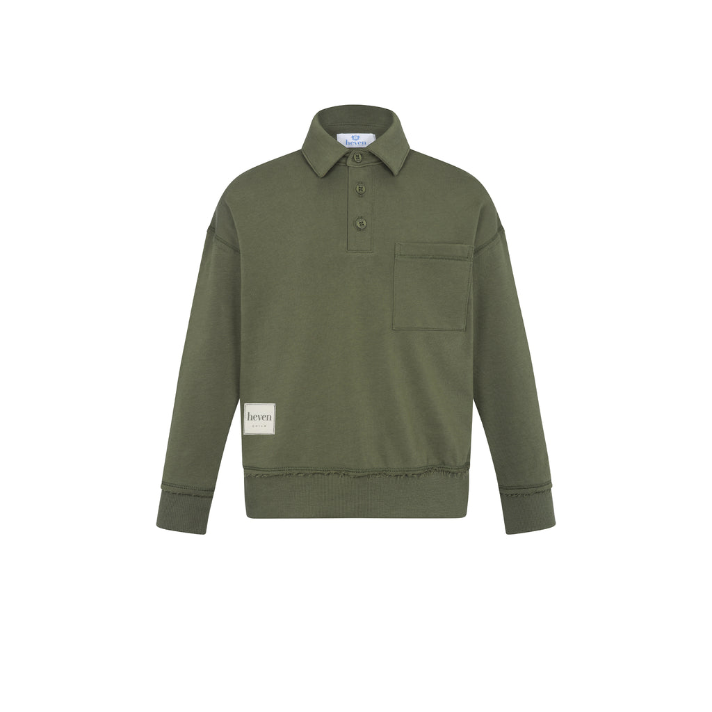 Heven Boys Polo - Green (H75)