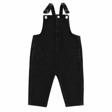 Load image into Gallery viewer, Little Parni Denim Overalls (K704) - Black Denim