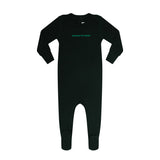 Heven Because It's Heven Footie - Black/Green (PJ17)
