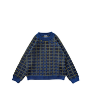 Load image into Gallery viewer, Mabli Brae Wool Knit Pullover - Deep Sea