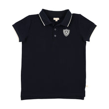 Load image into Gallery viewer, Lil Legs Logo Polo - Navy (Short Sleeve)