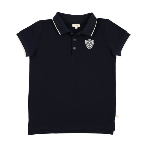 Lil Legs Logo Polo - Navy (Short Sleeve)