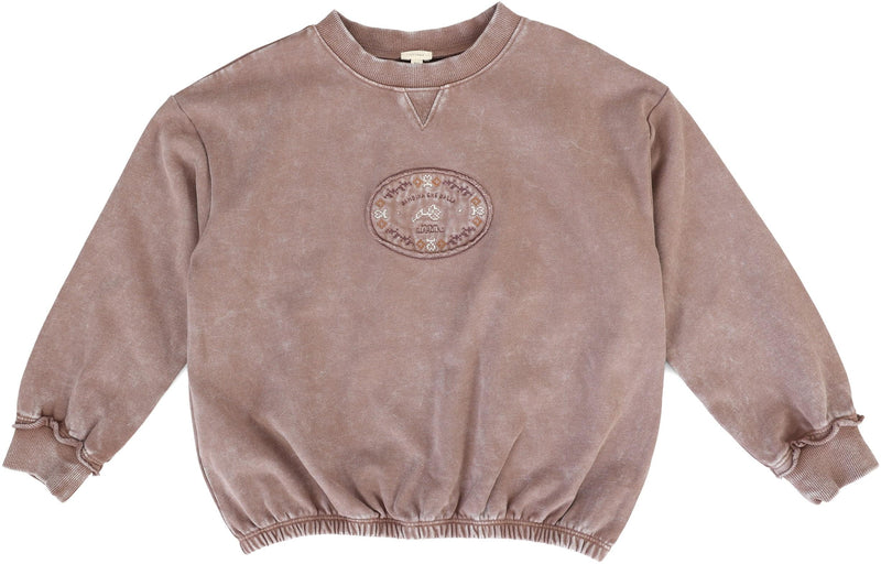 Lil Legs Stitch Studio Girls Sweatshirt - Misty Lilac