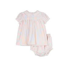 Load image into Gallery viewer, Velvette Label Pink Stripe Baby Set