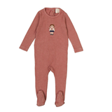 Lil Legs Doll Footie - Vintage Pink