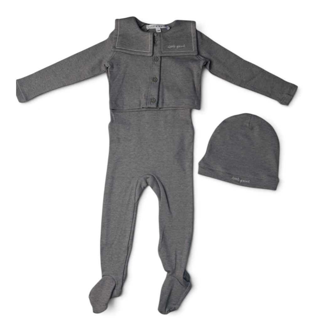Little Parni Baby Set (K695) - Grey