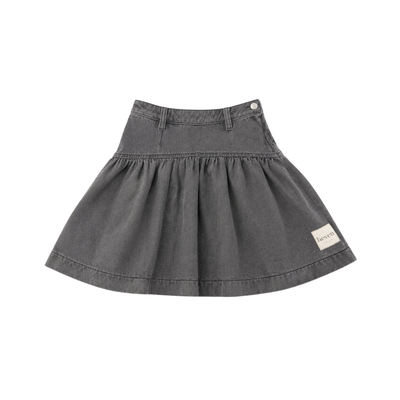 Heven Denim Skirt - Grey Denim (H86)