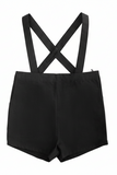 Little Parni Boys Cotton Shorts (K659) - Black