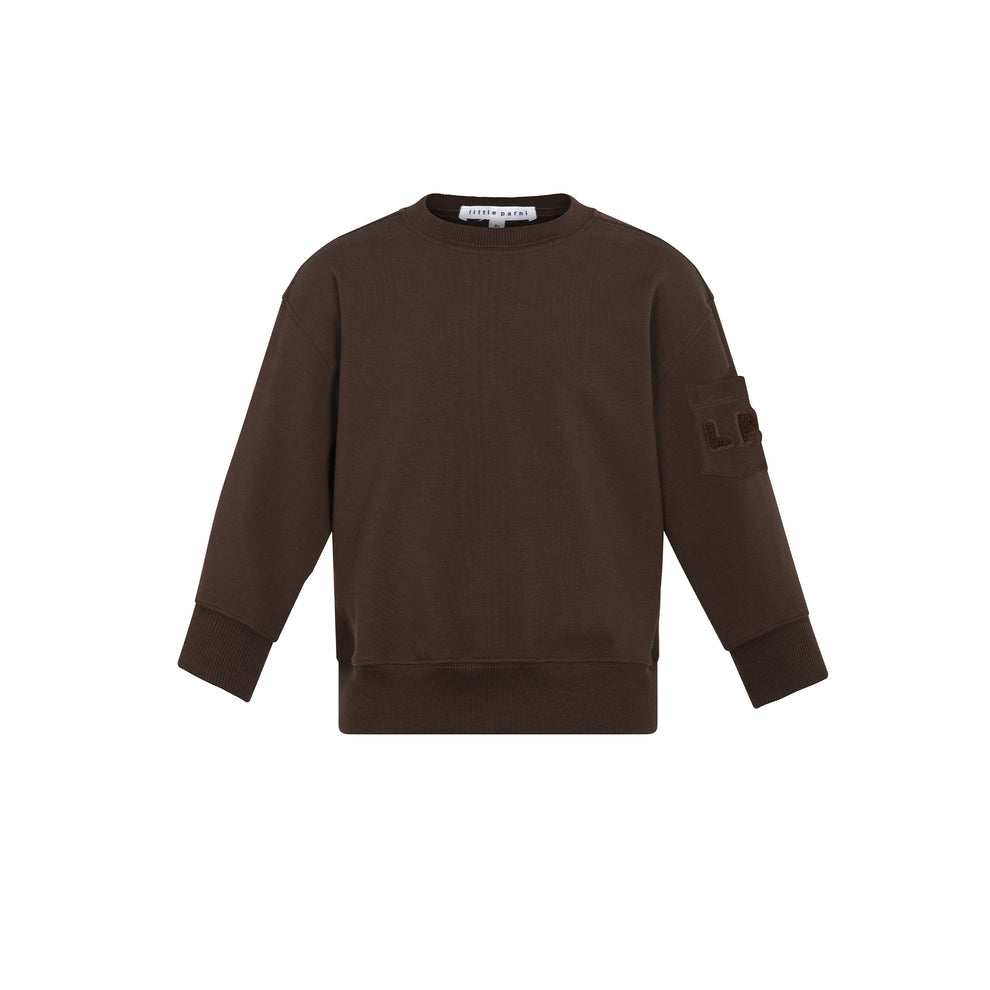 Little Parni Boys Sweatshirt (K709) - Brown