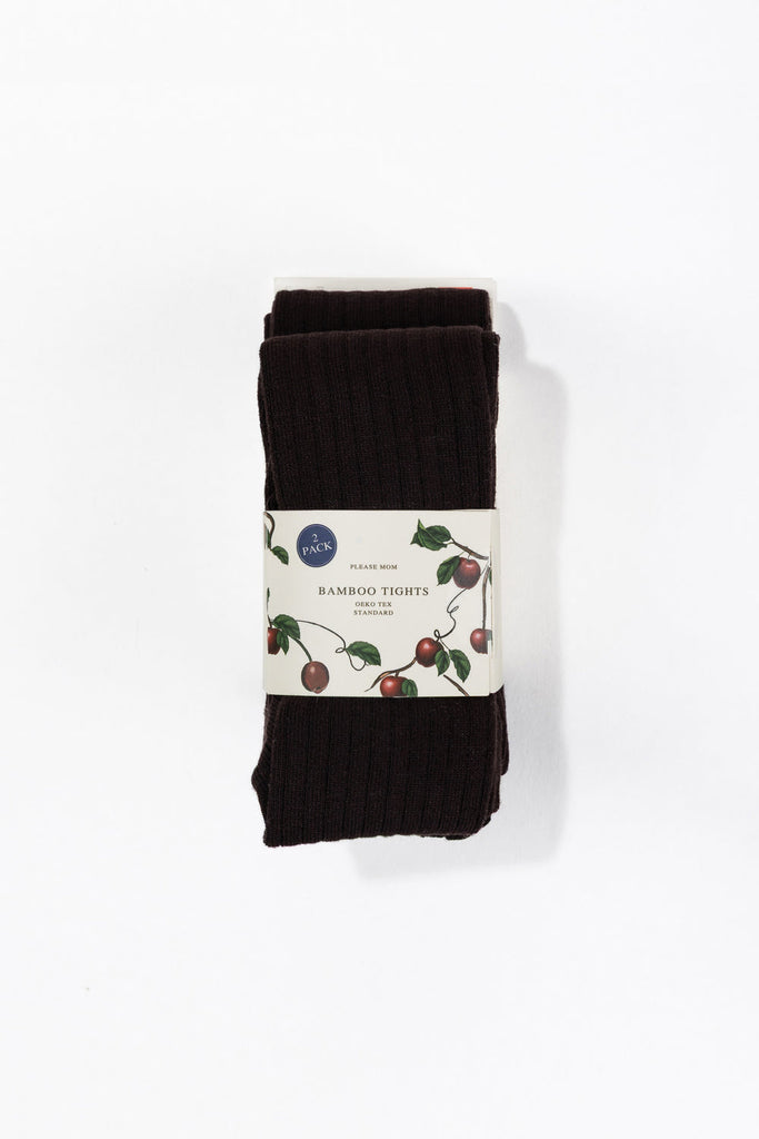 Please Mom Cocoa Tights 2PK