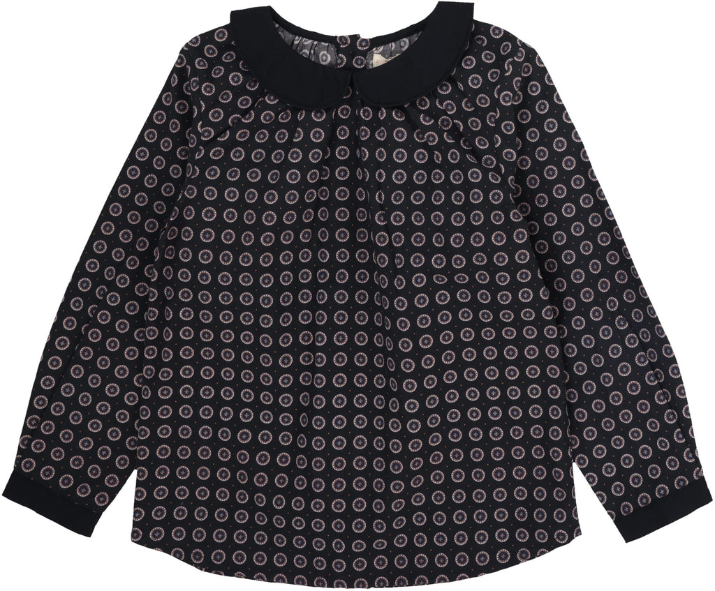 Lil Legs Home Garden Toddler Boys Shirt - Navy Print