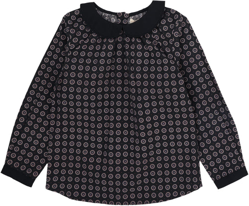 Lil Legs Home Garden Toddler Boys Shirt - Navy Print