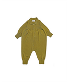 Mabli Artist Wool Knit Romper - Golden Olive