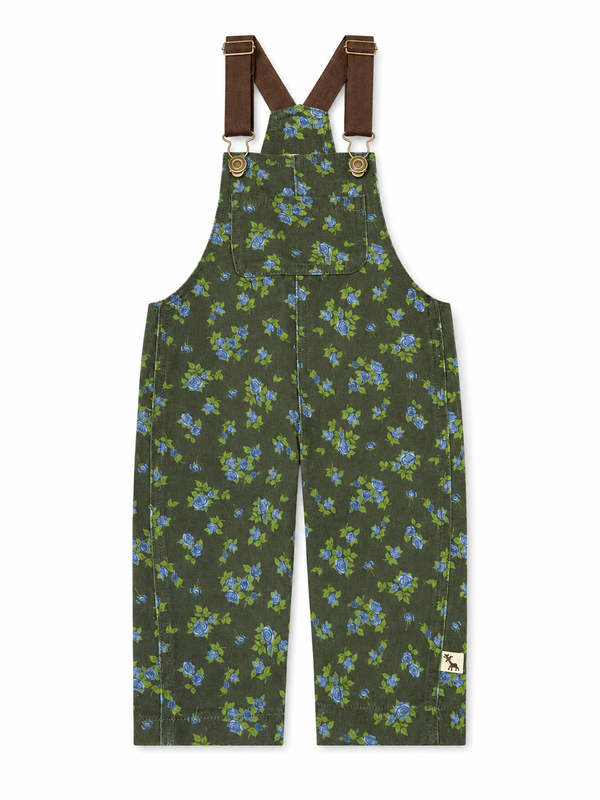 Please Mom Floral Overalls
