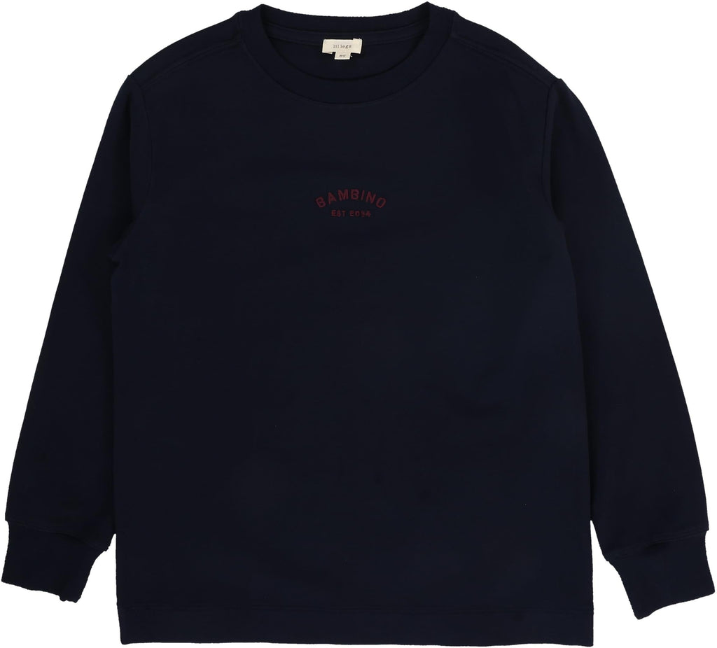 Lil Legs Denim Day Boys Tee - Navy